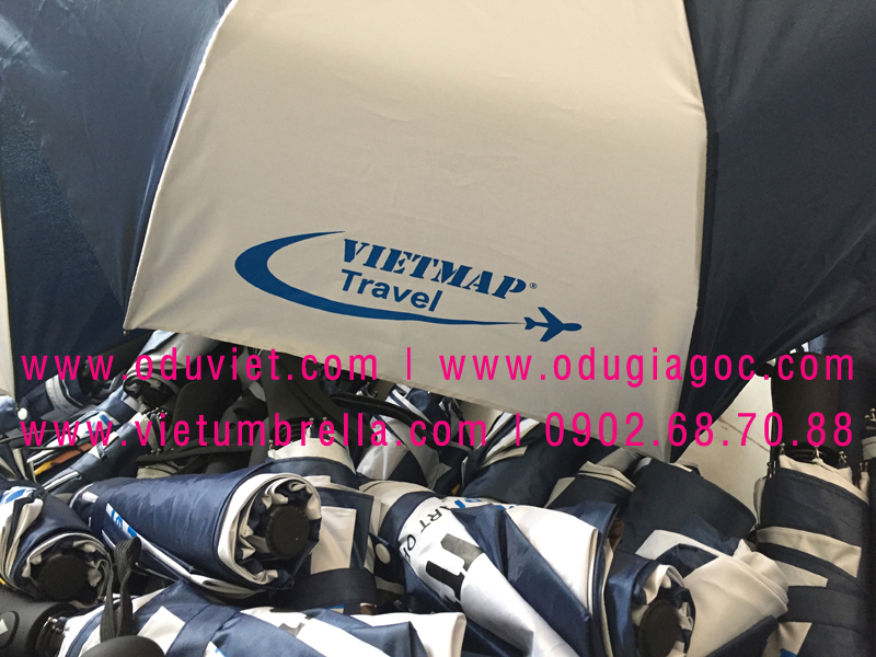 xưởng sản xuất ô dù cầm tay in logo quảng cáo